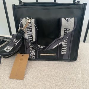 Steve Madden tj maxx marshalls purse black bag new